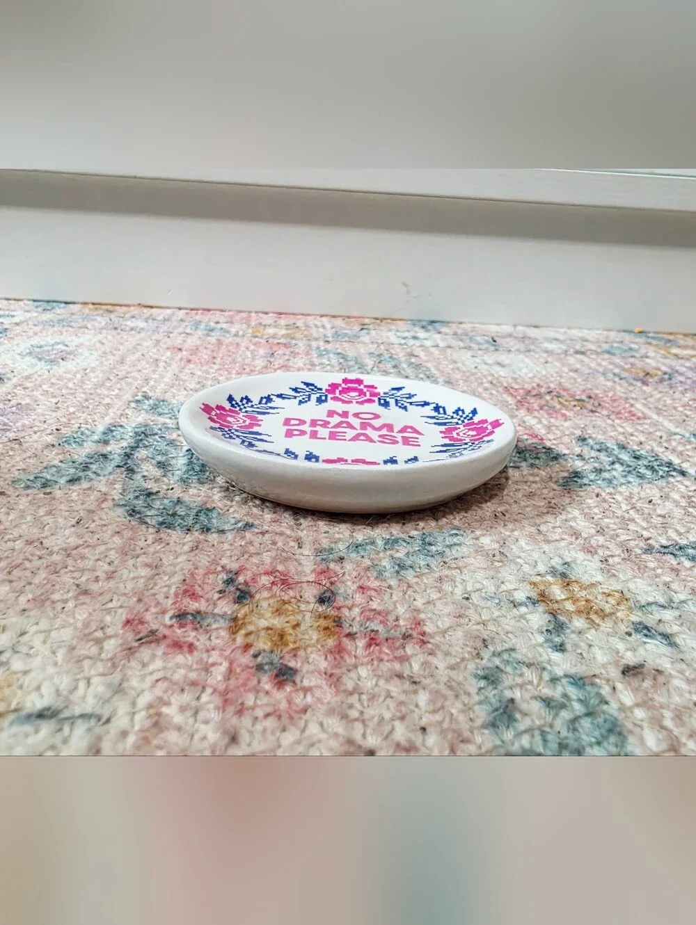 Target Bullseye Playground 2026 Mini Ceramic Trinket Tray - No Drama Please